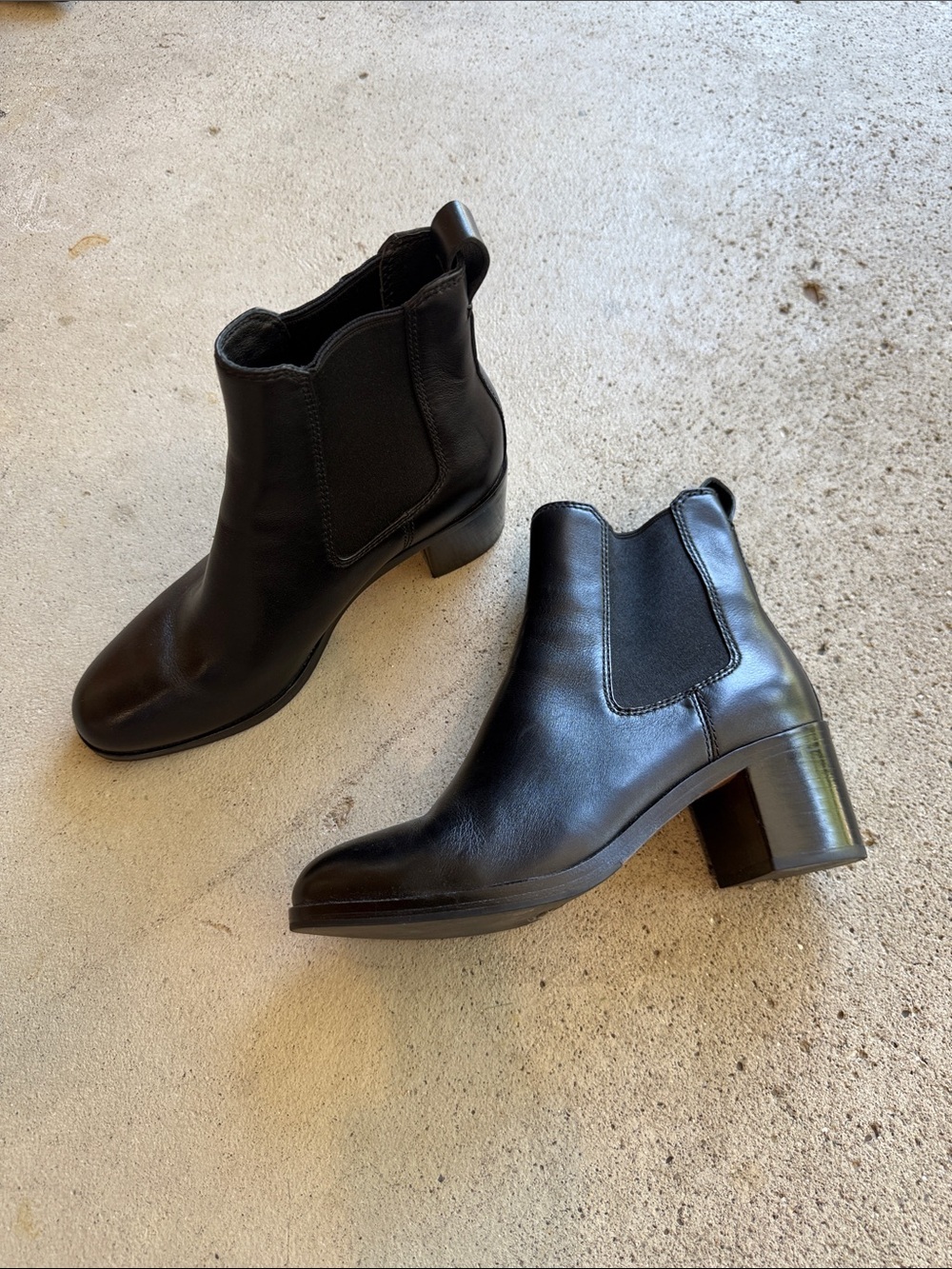 rag & bone Black Leather Chelsea Ankle Boots - Picture 3 of 4